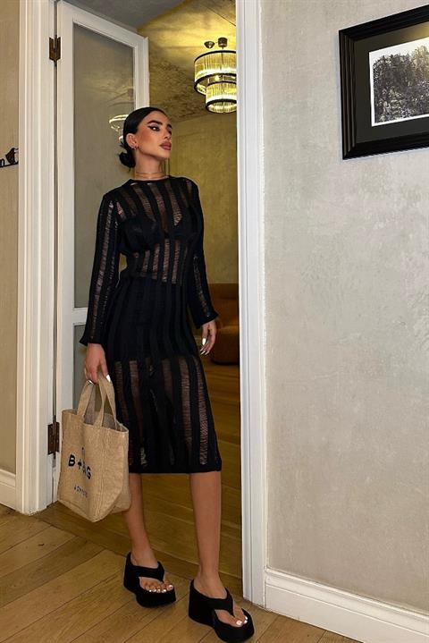 Marcella Crochet Midi Dress 2663-23