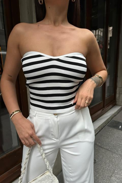 Mathilde Strapless Crop Top 3271-01
