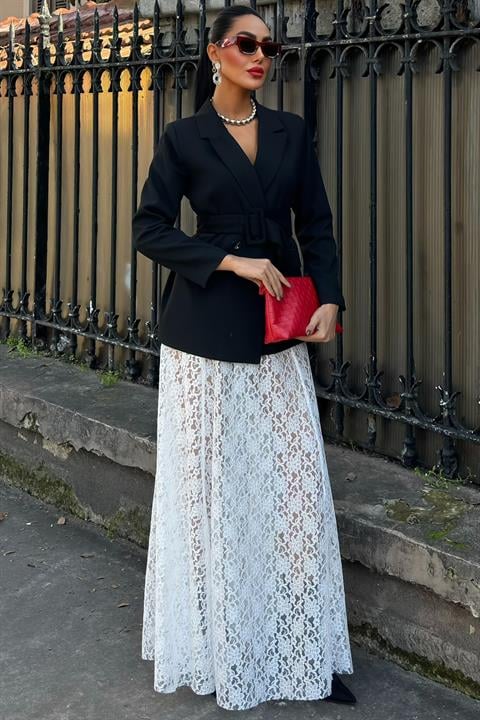 Maxi Lace Skirt 4047