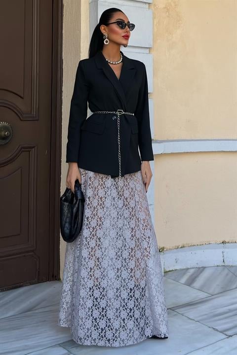 Maxi Lace Skirt 4047