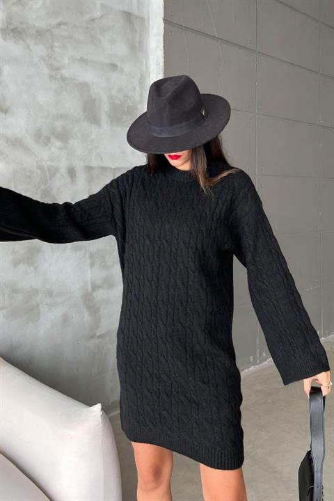 Melanie Knit Pattern Mini Dress 2537-02