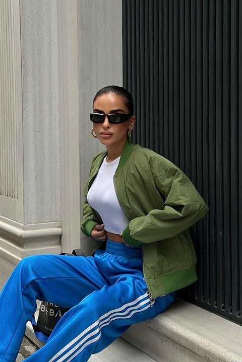 Michonne Ribbed Bomber Jacket 7059 -08
