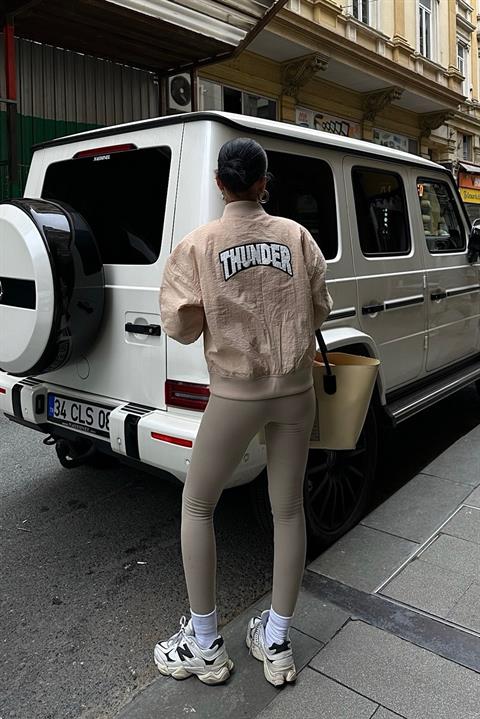 Michonne Ribbed Bomber Jacket 7059 -08