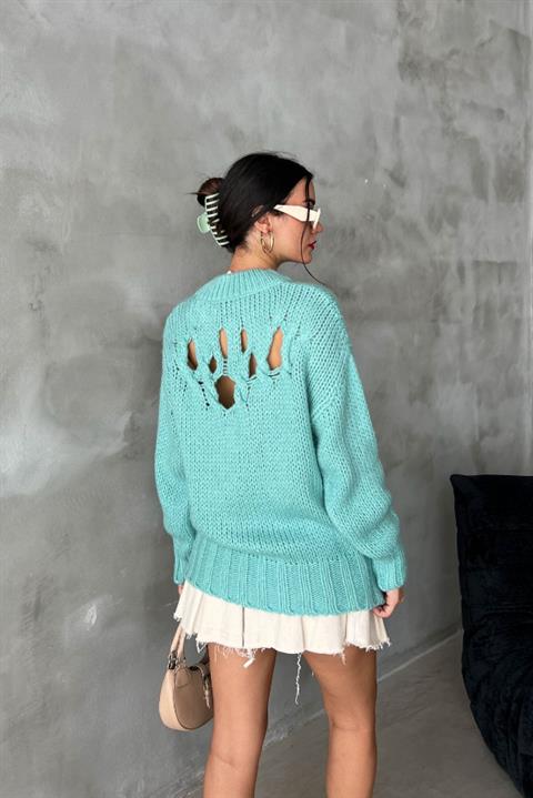 Midred Cut Out Knitwear Sweater 1200-09