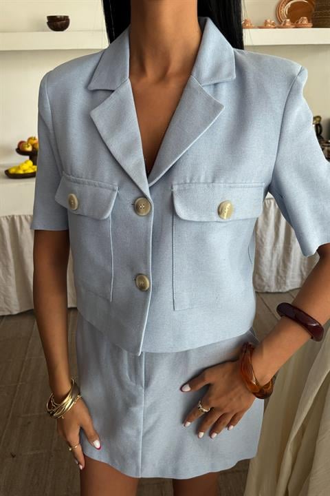Rainbow Short sleeve Jacket Set 9833