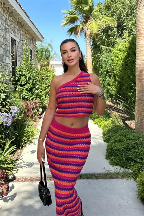 Sandy Color Gradient Crop Set 9857