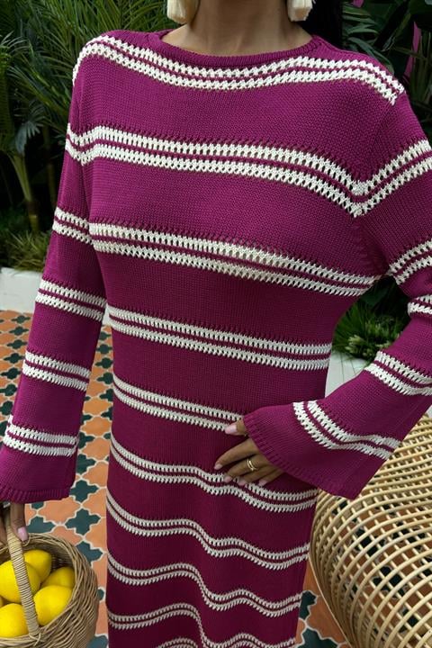 Backless Spanish Sleeve Knit Dress 2848