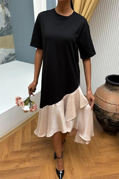 Flounced Jersey Dress 2864