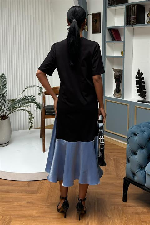 Flounced Jersey Dress 2864