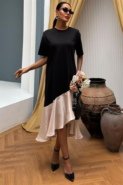 Flounced Jersey Dress 2864