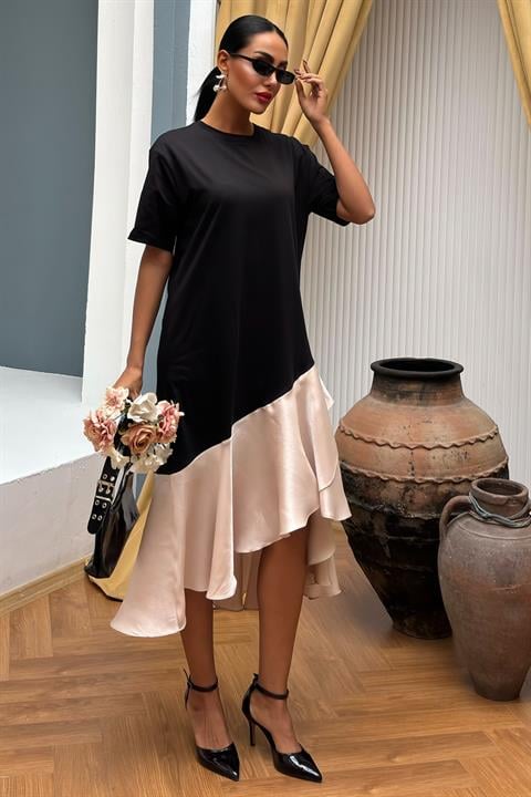 Flounced Jersey Dress 2864