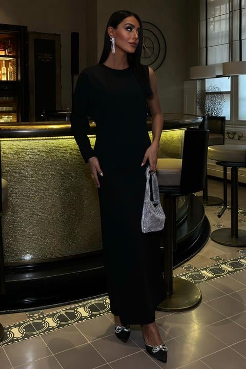 Aethra One Sleeve Long Dress 2693-8