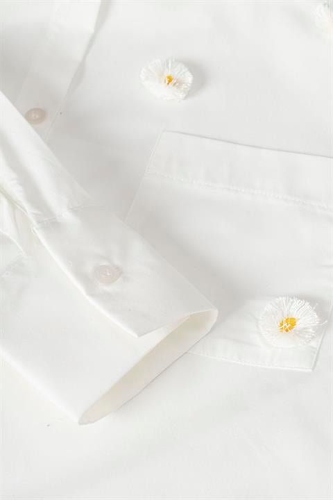 Alicia Daisy Embroidered Shirt 3389-08