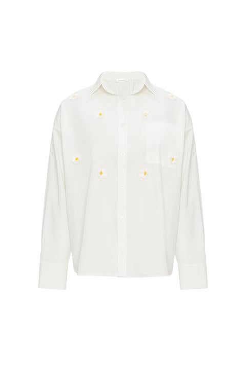 Alicia Daisy Embroidered Shirt 3389-08