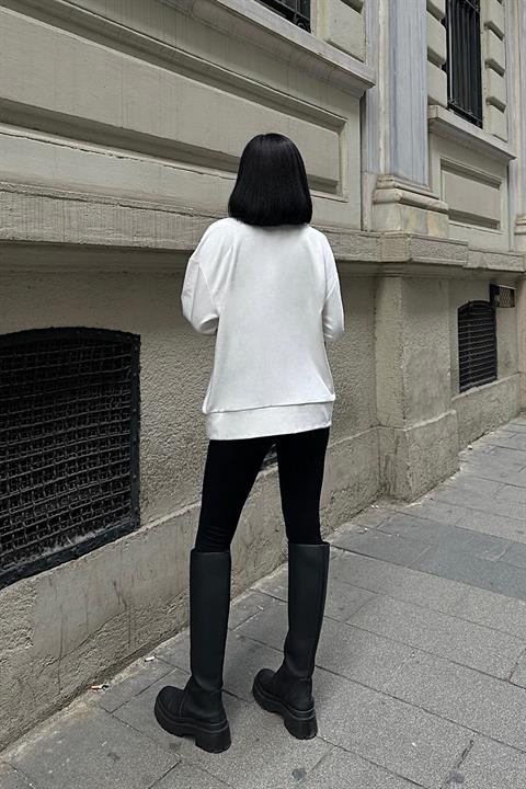 Angelina Metallized Pendulum Sweatshirt 8048 -08