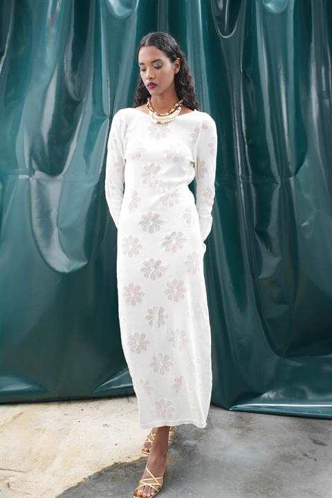 Belen Floral Patterned Maxi Dress 2793