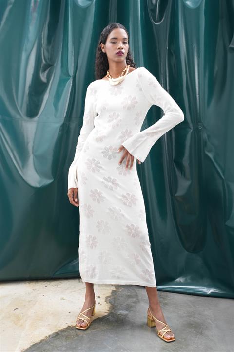Belen Floral Patterned Maxi Dress 2793
