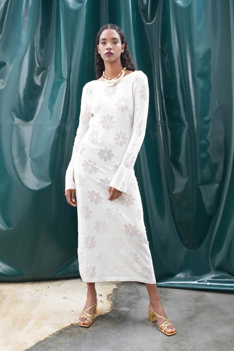 Belen Floral Patterned Maxi Dress 2793