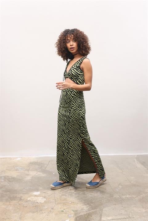 Bellatrix Cut Out Jacquard Dress 2677-8