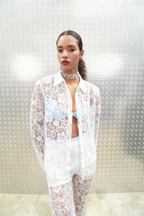 Beluga Lace Trouser Set 9589-08