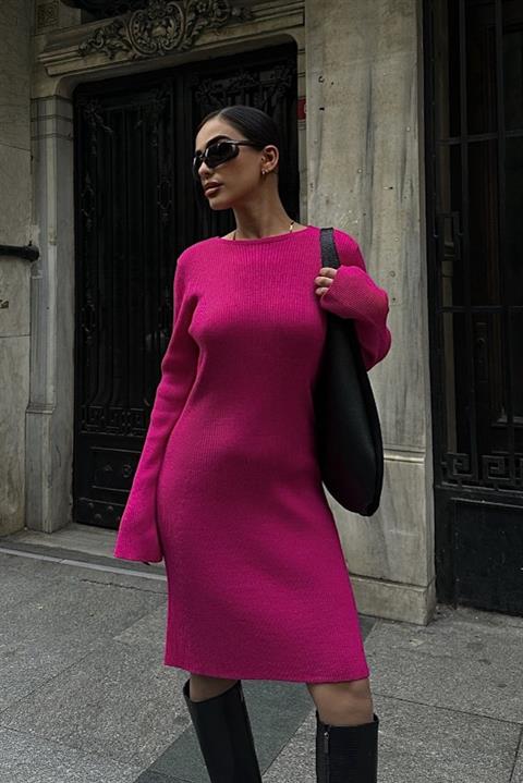 Brigita Backless Knitwear Dress 2532-01