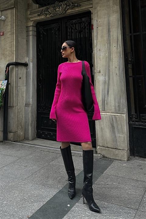 Brigita Backless Knitwear Dress 2532-01