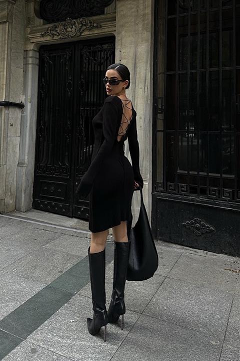 Brigita Backless Knitwear Dress 2532-01