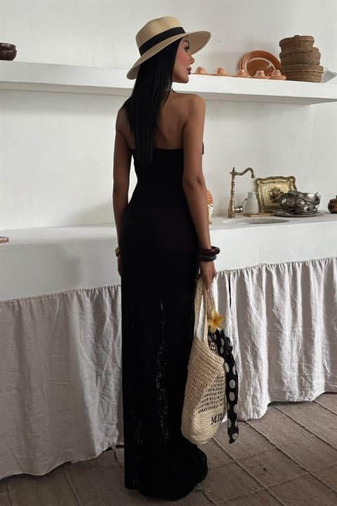 Eudora Openwork Strapless Dress 2771