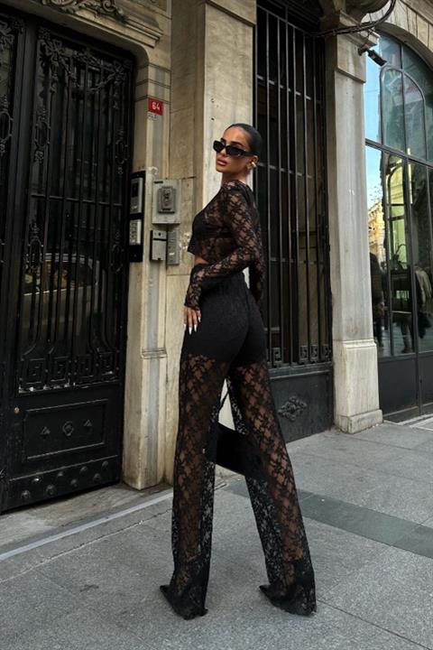 Evelyne Crop Lace Set 9751-08