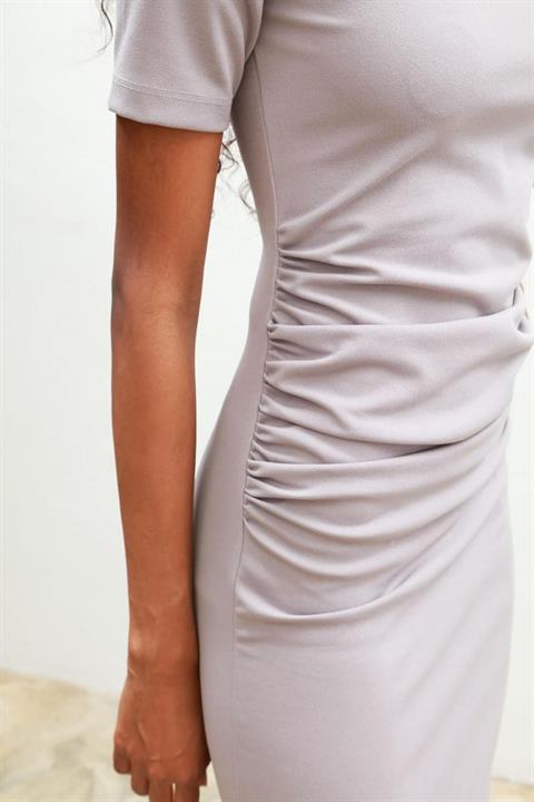 Fancy Gathered Midi Dress 2695-8