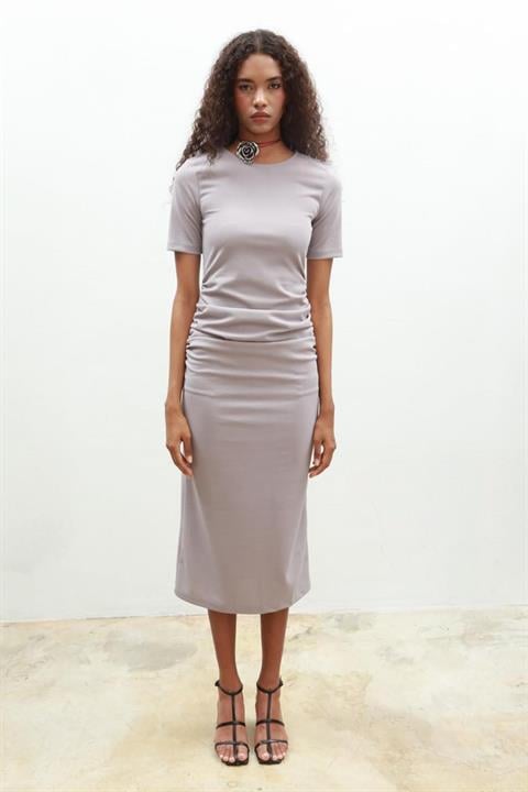 Fancy Gathered Midi Dress 2695-8