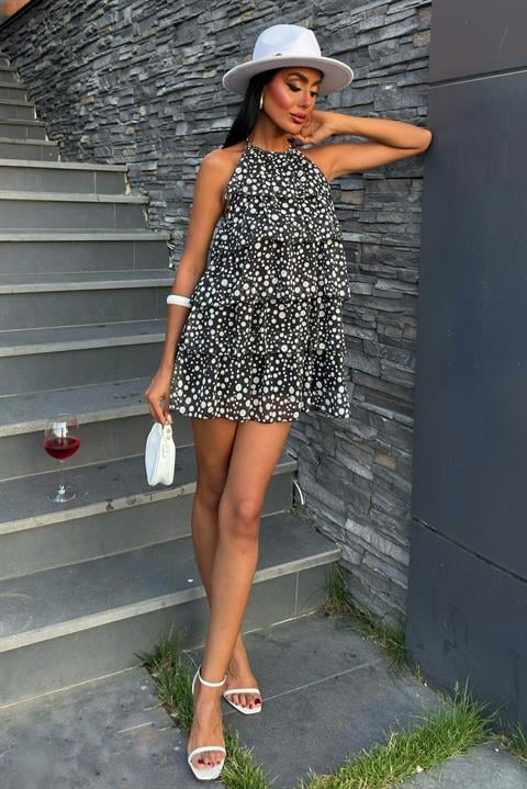 Ruffle Chiffon Dress 2905-08