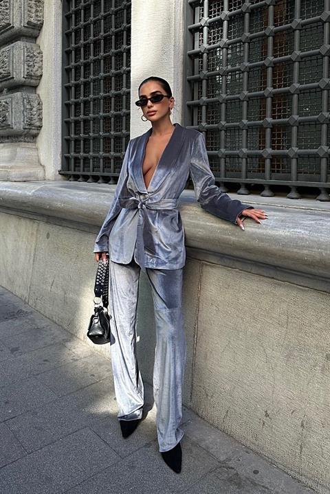 Gaitlin Oversize Velvet Suit 9897