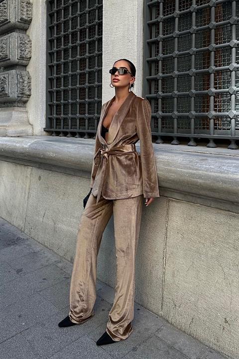 Gaitlin Oversize Velvet Suit 9897