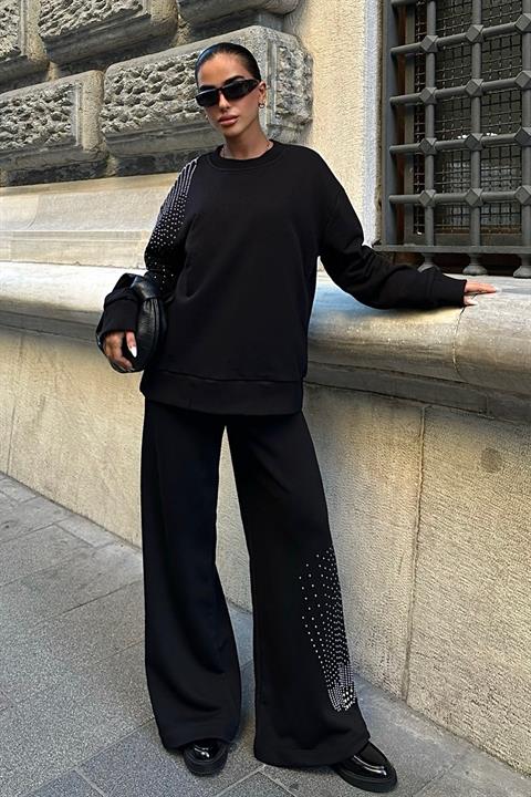 Silver Stone Woven Oversize Suit 9986