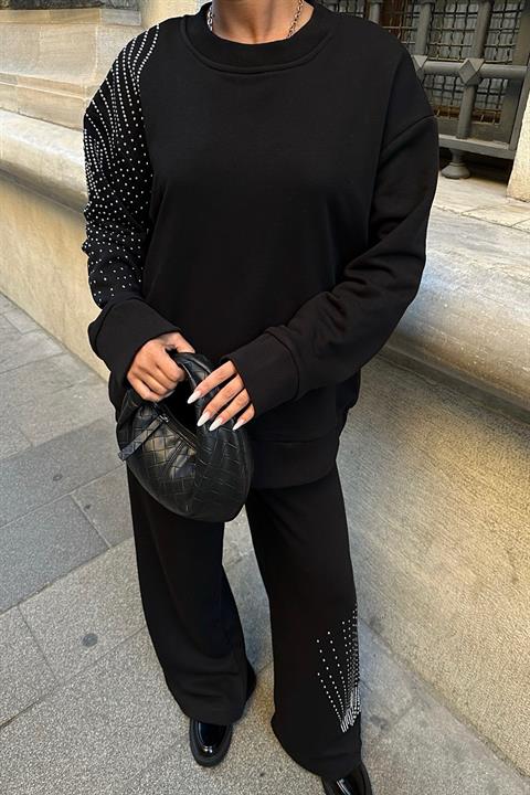 Silver Stone Woven Oversize Suit 9986