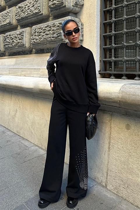 Silver Stone Woven Oversize Suit 9986