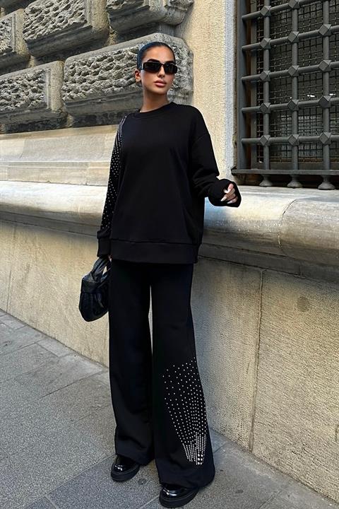 Silver Stone Woven Oversize Suit 9986