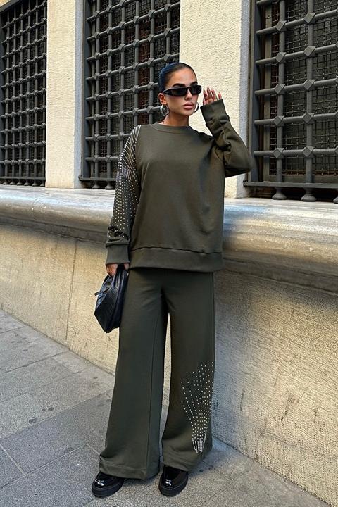 Silver Stone Woven Oversize Suit 9986