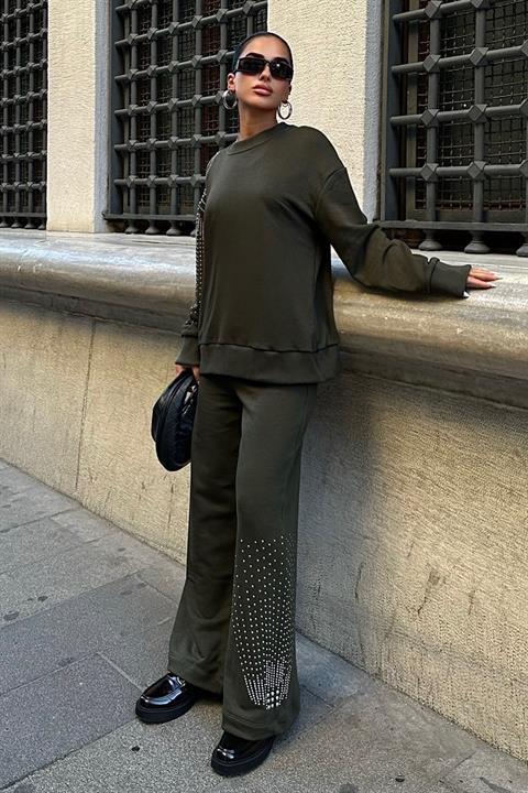 Silver Stone Woven Oversize Suit 9986