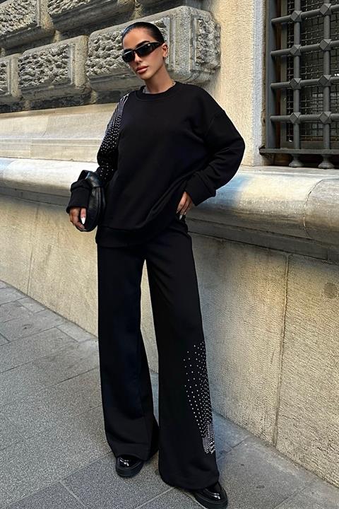 Silver Stone Woven Oversize Suit 9986