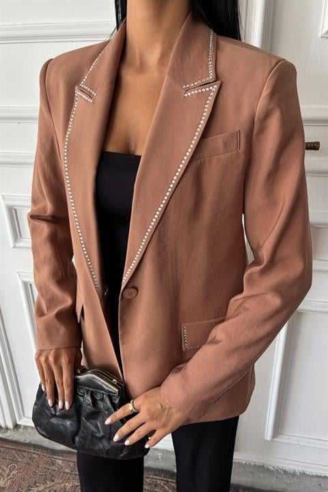 Hardy Stone Detail Blazer Jacket 6104-08