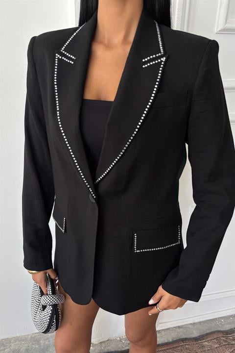 Hardy Stone Detail Blazer Jacket 6104-08