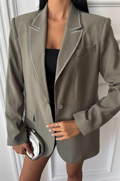 Hardy Stone Detail Blazer Jacket 6104-08
