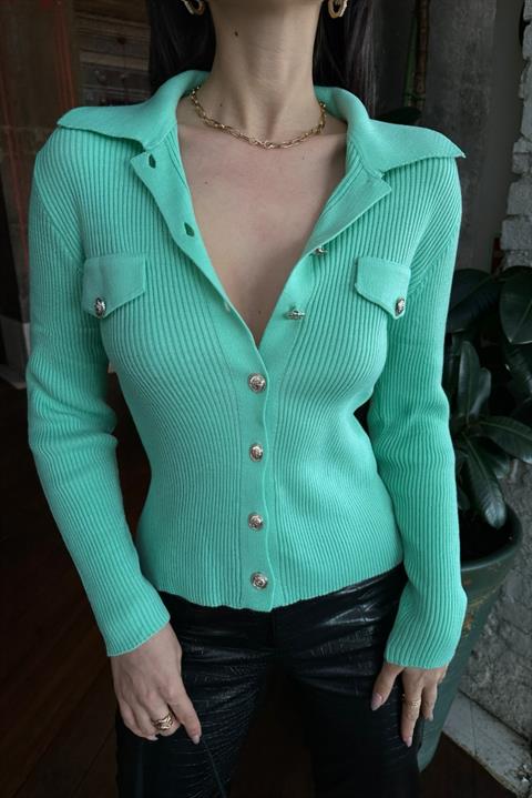 Houston Ribbed Knitwear Cardigan 1287-15