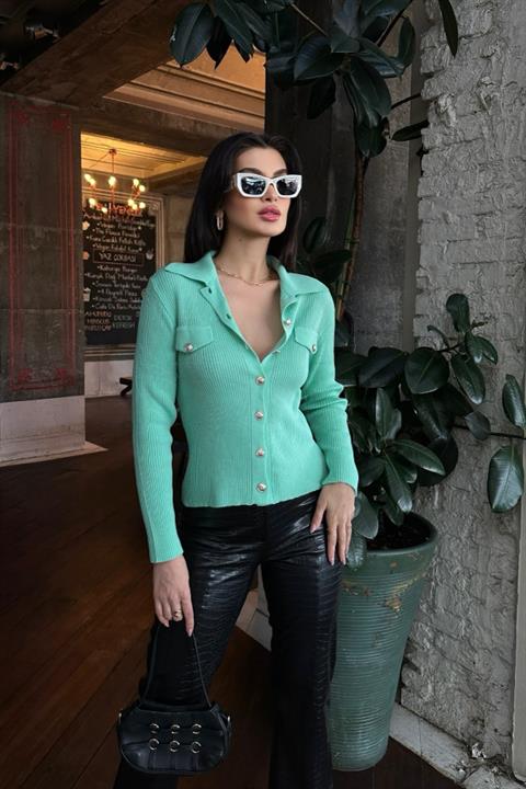 Houston Ribbed Knitwear Cardigan 1287-15