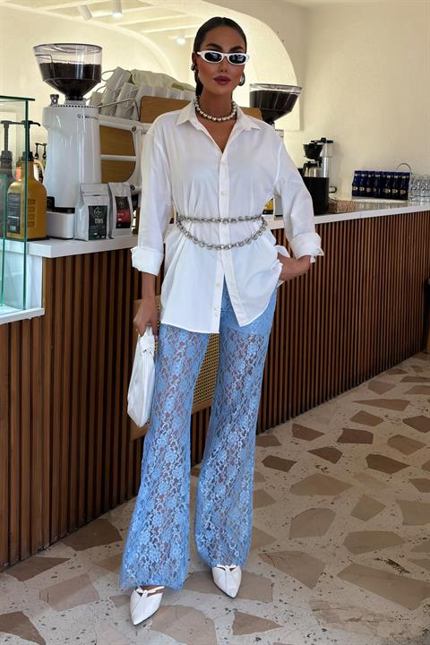 Lace Trousers with Lining 0081