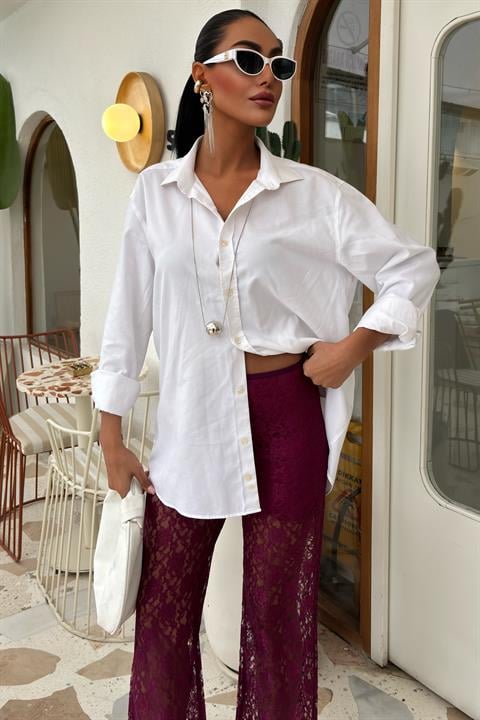 Lace Trousers with Lining 0081