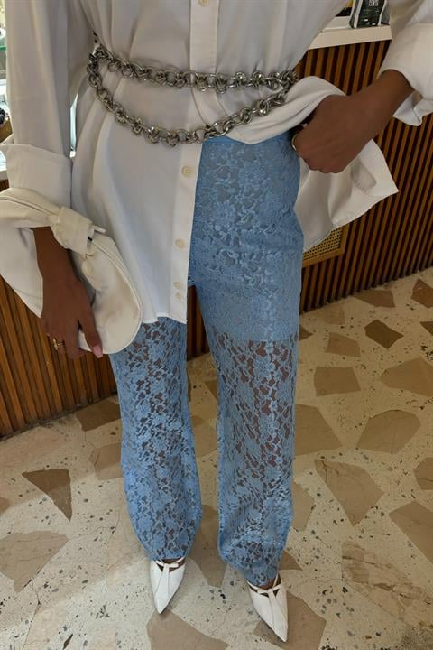 Lace Trousers with Lining 0081