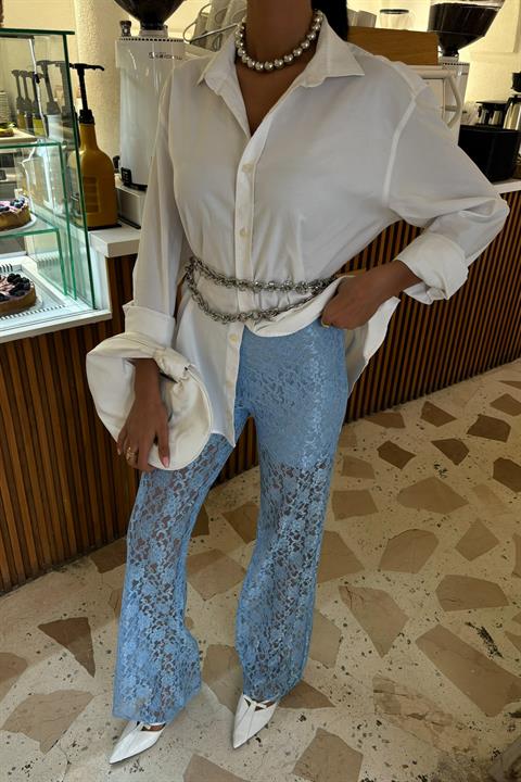 Lace Trousers with Lining 0081